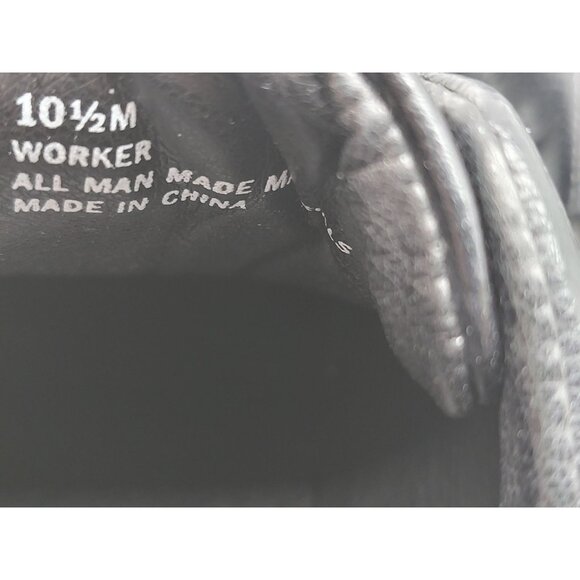 Van Heusen Flex Non Slip Mens Memory‎ Foam Black Shoes Size 10.5 - Picture 8 of 9